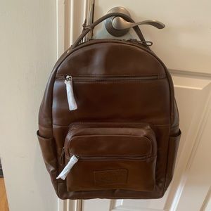 Rawlings Estonia Leather Backpack - Brown - NEW